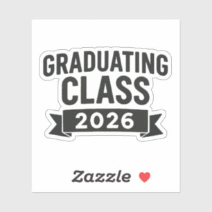 Graduating Class of 2026 Banner Sticker