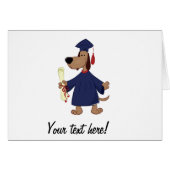Graduating dog clipart (Front Horizontal)