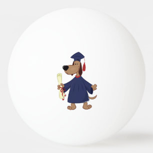 Graduating dog clipart ping pong ball