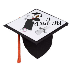 Graduating Dog Graduation Cap Topper