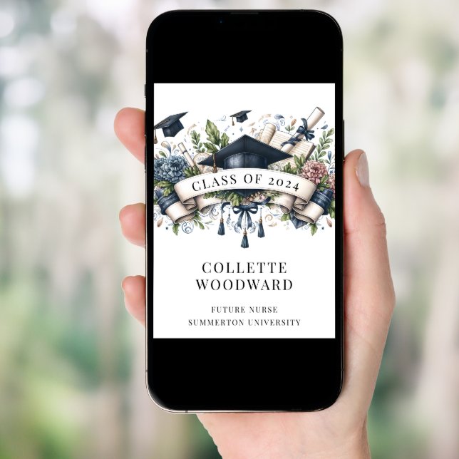 Graduating Nurse  Invitation (Front Digital)