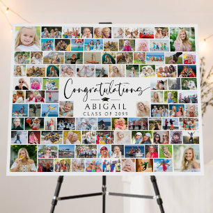 Graduation 100 Photo Collage Foam Board