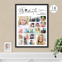 Graduation 16 Photo Collage Script Graduate