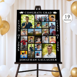 Graduation 19 Photo Collage Congrats Grad Foam Board
