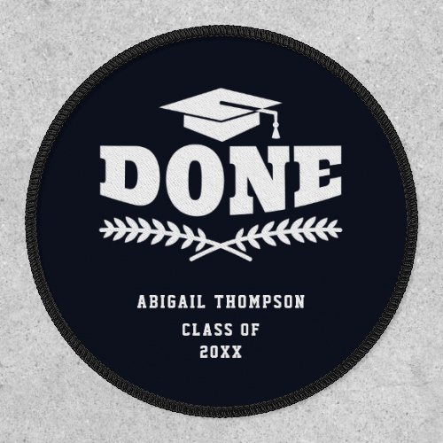 Graduation 2023 Done Name Year Grad Patch