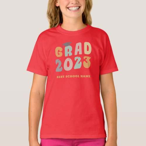 Graduation 2023 Grade School Grad Matching Class T_Shirt