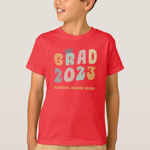 Graduation 2023 Grade School Graduate Matching T_Shirt