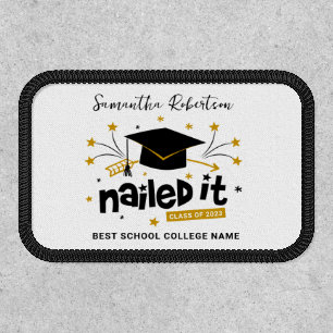 Graduation 2023 Nailed It Personalize Grade School Patch