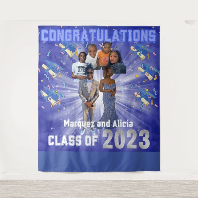 Graduation 2023 tapestry (Front)