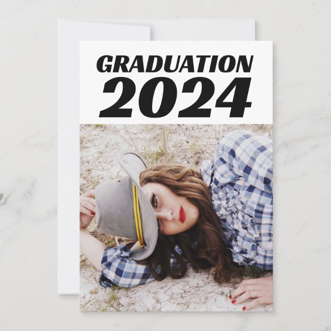 GRADUATION 2024 ANNOUNCEMENTS CUSTOM (Front)
