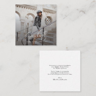 Graduation 2024 Calligraphy Photo Announcement