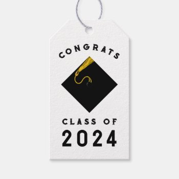 Graduation 2024 Congrats Gift Tags by partygames at Zazzle