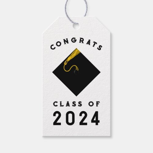 Graduation 2024 Congrats Gift Tags