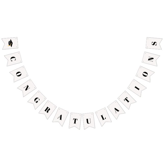 Graduation 2024 Congratulations Grad Cap Bunting Flags (All)