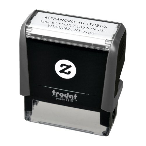 Graduation 2024 Custom Simple Return Address Self_inking Stamp