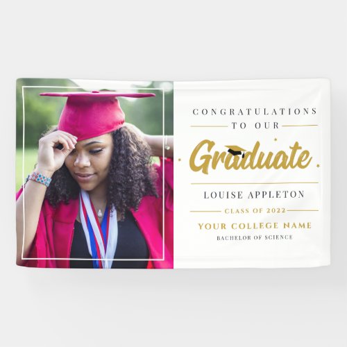 Graduation 2024 Graduate Photo Modern Banner