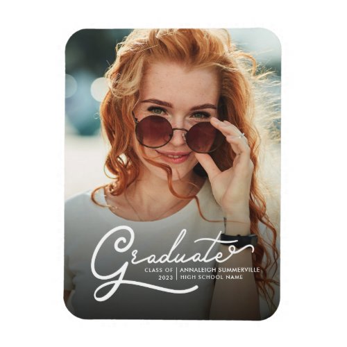 Graduation 2024 Photo Announcement Magnet