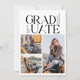 Graduation 2024 Photos Elegant Grad Party Invitation