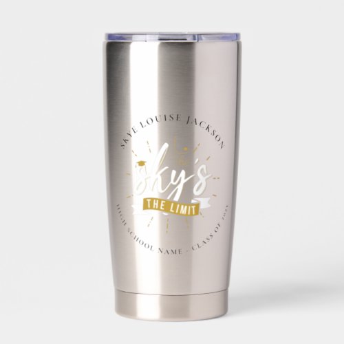 Graduation 2024 Red Grad Party Keepsake Insulated Tumbler