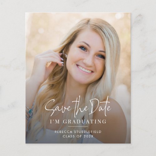 Graduation 2024 Save the Date Photo Announcement