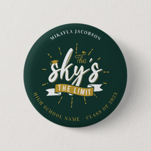Graduation 2024 The Sky's The Limit Graduate Button