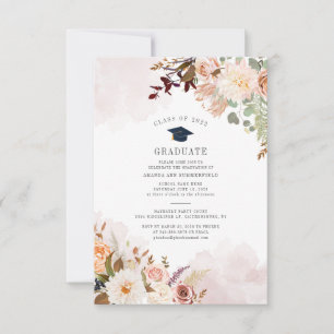 Graduation 2025 Floral Grad Party Invitation