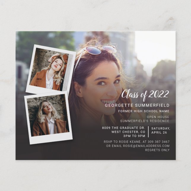 Graduation 2025 Grad Party Photo Invitation (Front)