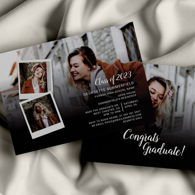 Graduation 2025 Grad Party Photo Party Invitation (Creator Uploaded)