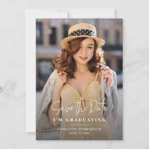 Graduation 2025 Grad Photos Save the Date Announcement