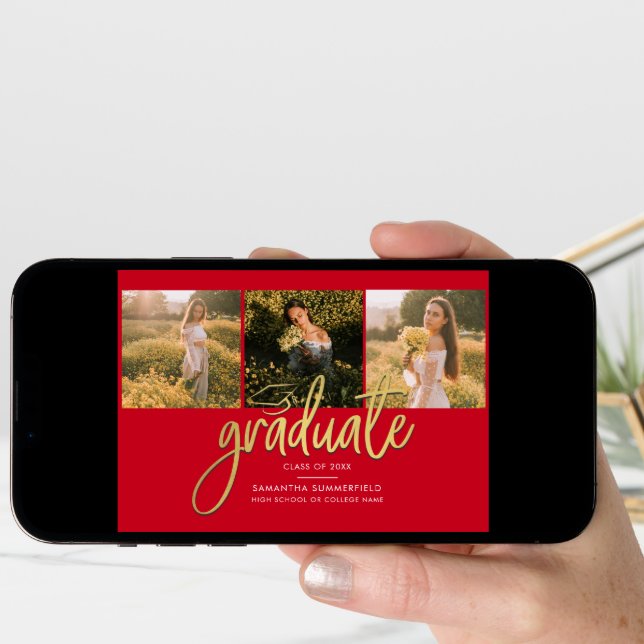 Graduation 2025 Grad Photos Senior Announcement (Front Digital)