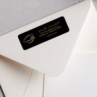 Graduation 2025 Graduate Cap Custom Return Address Label