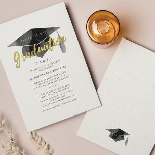 Graduation 2025 Minimalist Grad Party Invitation