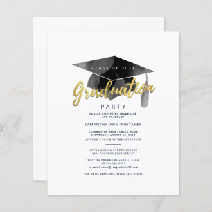 Graduation 2025 Minimalist Grad Party Invitation
