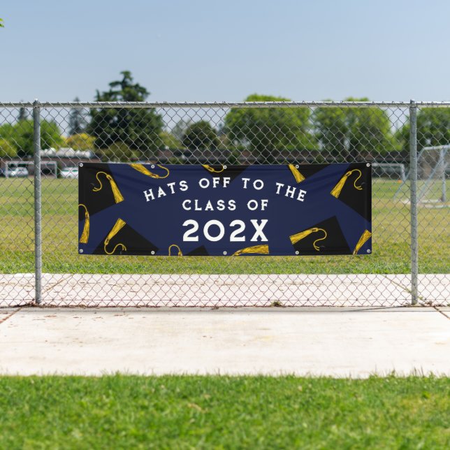 Graduation 2025 Navy Blue Banner (Insitu)