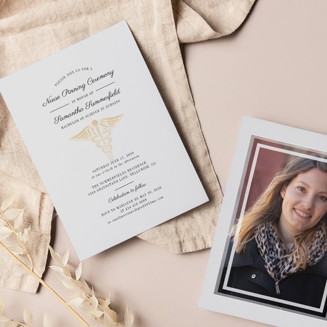 Graduation 2025 Nurse Pinning Ceremony Invitation (Creator Uploaded)