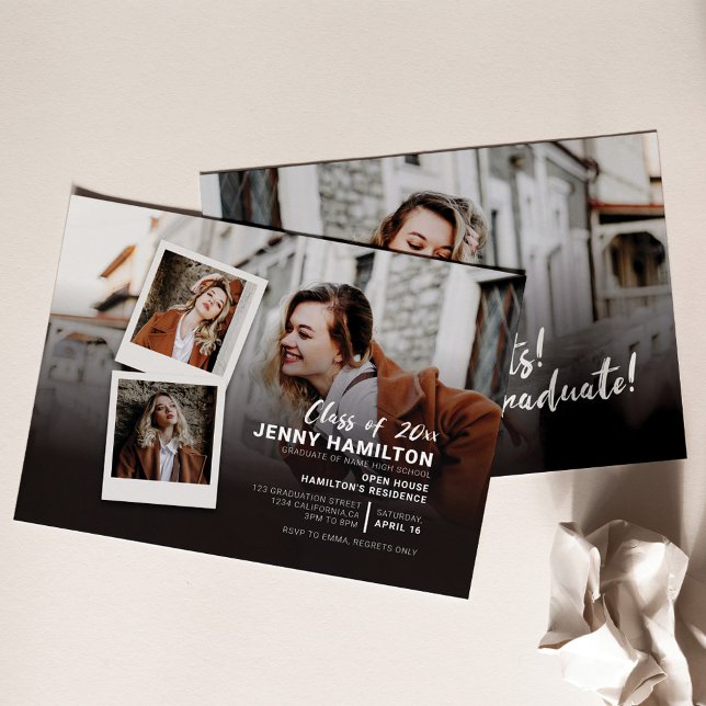 Graduation 2025 Party Open House Photo Invitation (Creator Uploaded)