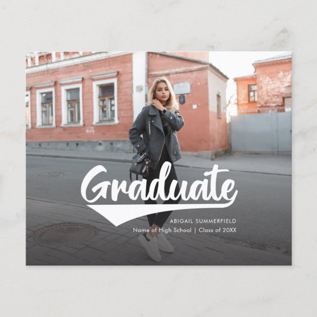 Graduation 2025 Photo Announcement (Front)