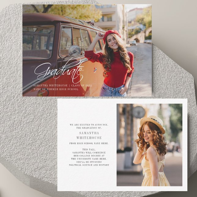 Graduation 2025 Photo Grad Announcement (Graduation 2025 Photo Grad Announcement)