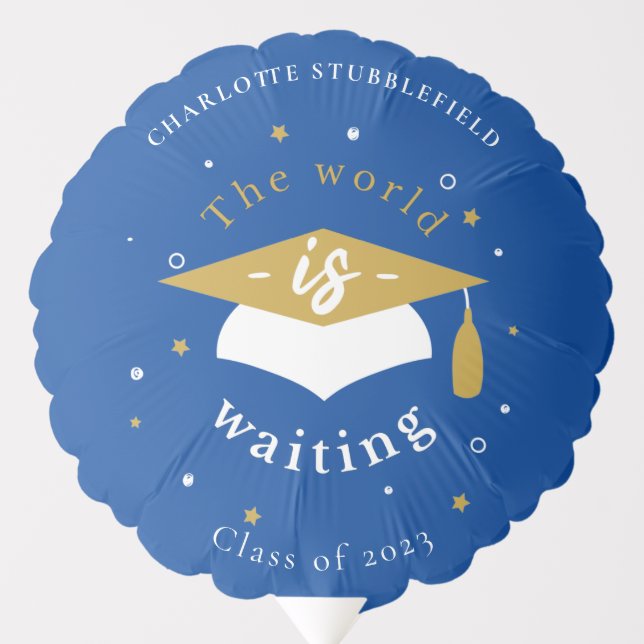 Graduation 2025 Photo Grad Party Balloon (Front)