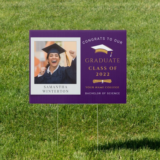 Graduation 2025 Photo Grad Party Decor Sign (Insitu)