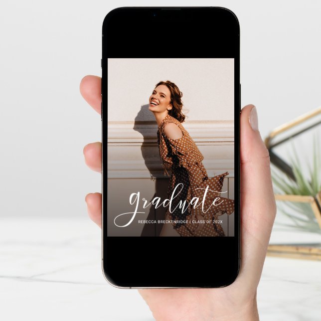 Graduation 2025 Photos and Script Grad Announcement (Front Digital)