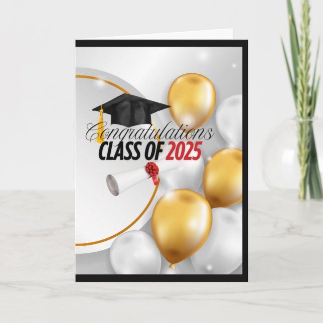 Graduation 2025 (Psalm 37:23 NKJV) Card (Front)