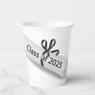 Graduation 2025 School Diploma Paper Cups