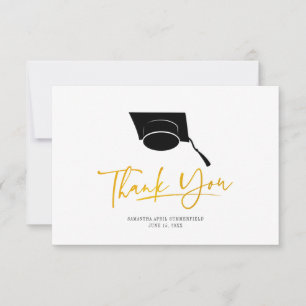 Graduation 2025 Script Grad Thank You Card