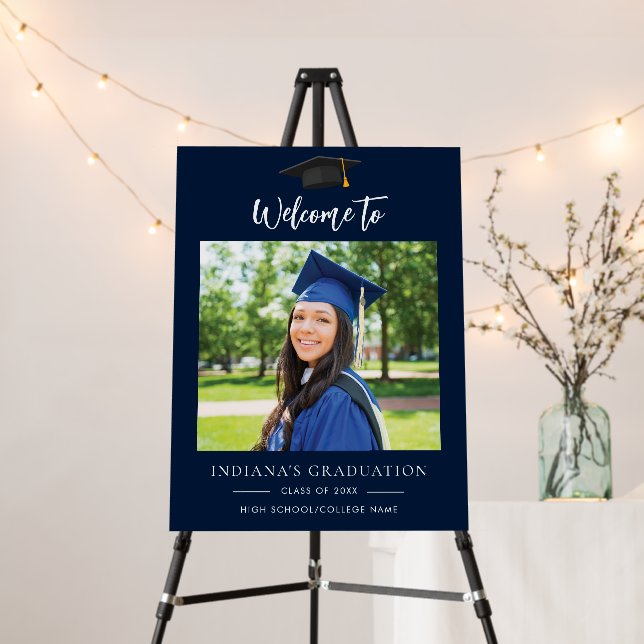 Graduation 2025 Script Photo Welcome Sign (In Situ (Stand))