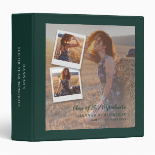 Graduation 2025 Senior Year Photo Album 3 Ring Binder