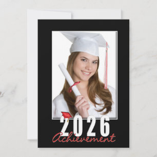 Graduation 2026 Achievement Photo Frame Invitation