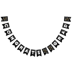 Graduation 2026 Bald Eagle On Leather Bunting Flags