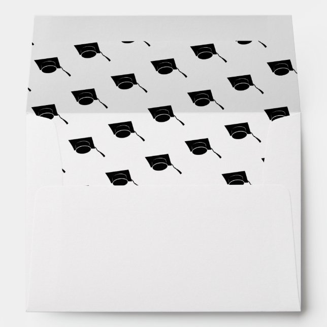 Graduation 2026 Elegant Grad Party Announcement Envelope (Back (Bottom))