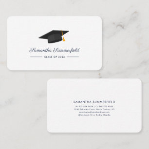 Graduation 2026 Elegant Script Grad Calling Card